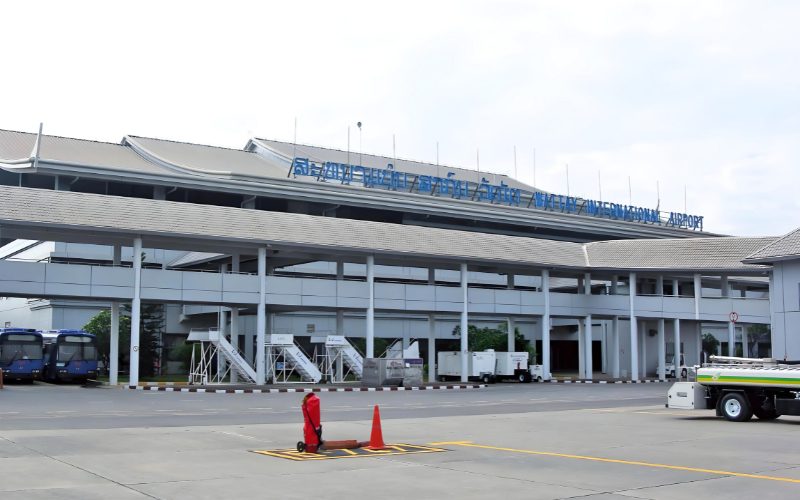 L'aéroport international de Wattay à Vientiane