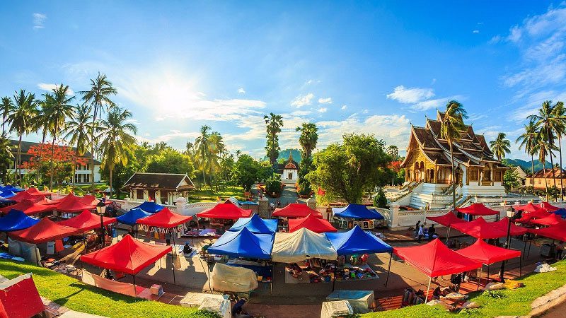 Marché H'mong - Luang Prabang