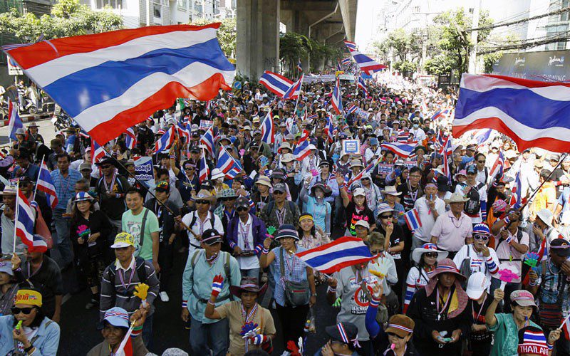 Manifestation en Thaïlande