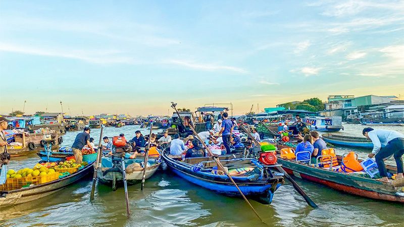 Marché flottant de Cai Rang