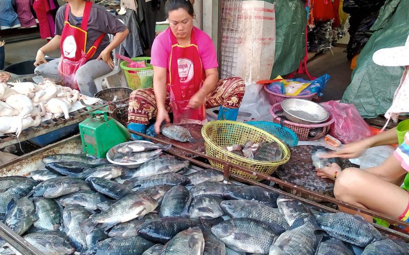 Marché du matin Khua Din
