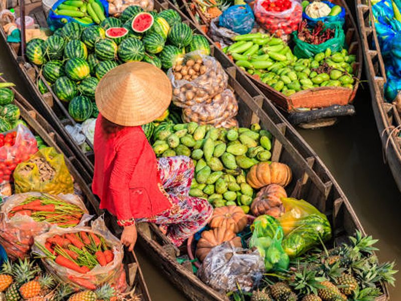 Marché flottant de Cai Be