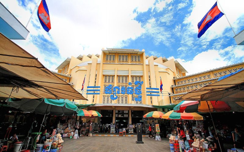 Marché à Phnom Penh