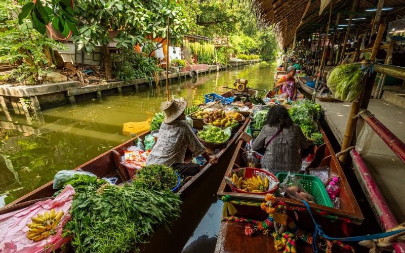 Marché flottant de Khlong Lat Mayom