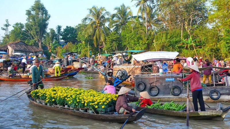 Marché flottant de Cai Be