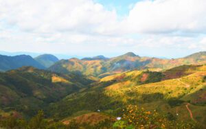 Montagnes Shan au Myanmar