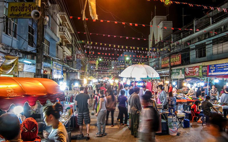 Marché Night Bazaar - Chiang Rai