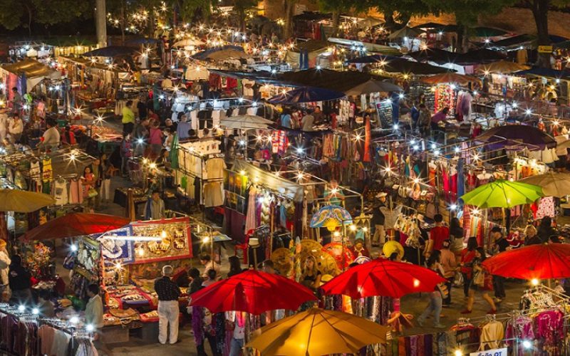 Marché nocturne de Chiang Mai