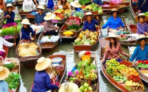 Marché flottant de Damnoen Saduak