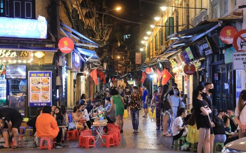 Marché de nuit du Vieux Quartier de Hanoi