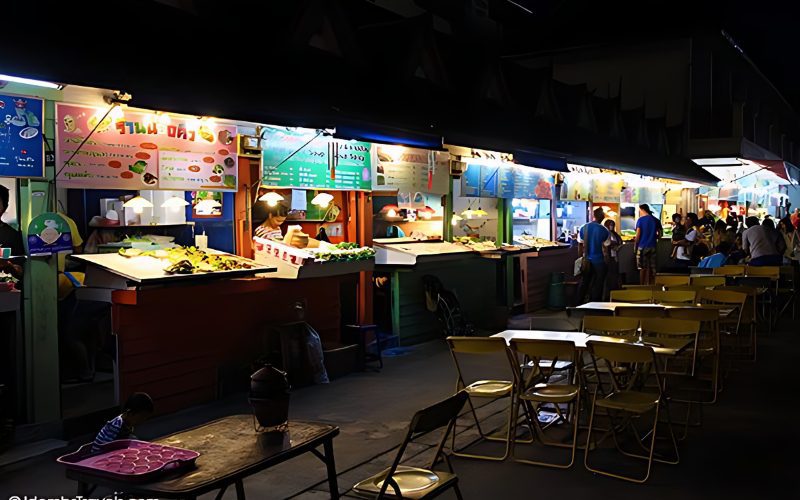 Marché nocturne à Chiang Rai