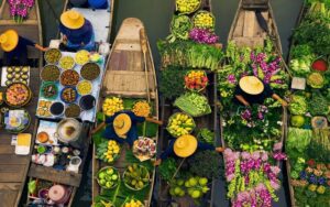 Marché flottant de Damnoen Saduak
