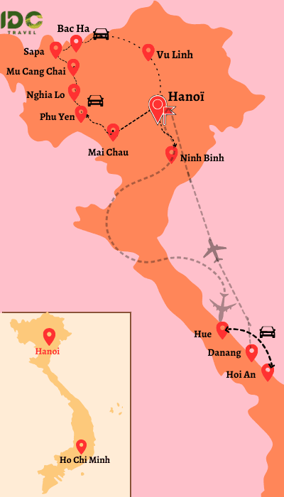 Périple de 17 jours à travers le Nord et Centre du Vietnam