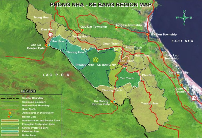 Location du parc Phong Nha Ke Bang