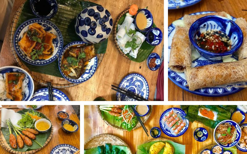 Plats locals au Madam Thu Restaurant