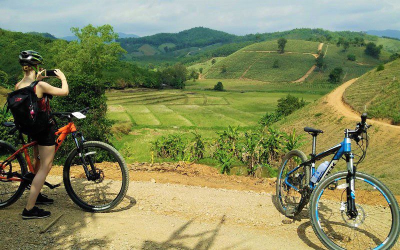 Promenade à vélo à Chiang Rai