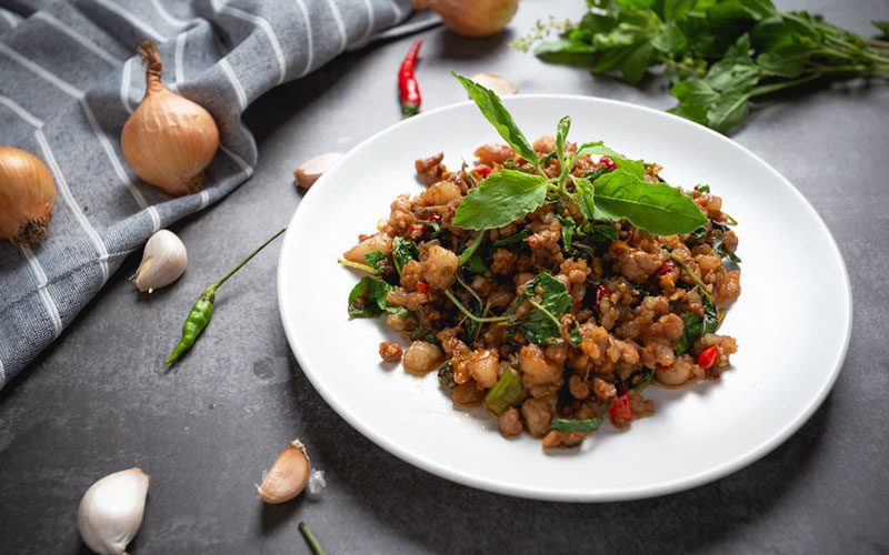 Pad Krapao, plat typiquement thaï