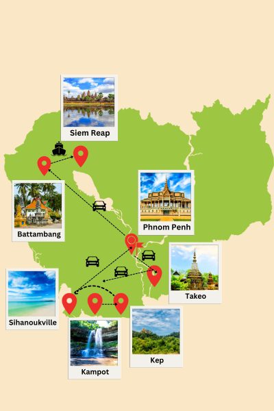 Périple de 13 jours au cœur du Cambodge Cambodge en 13 jours
