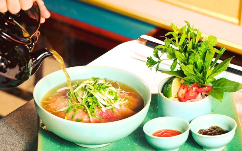 Pho au bœuf Wagyu à Vietnam House Restaurant Meilleurs restaurants à Ho Chi Minh-Ville