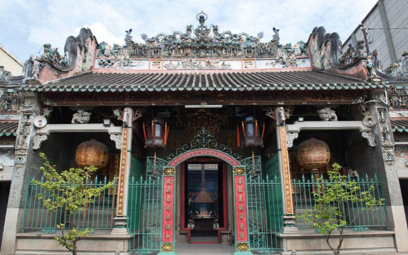Pagode Ba Thien Hau dans le quartier chinois, Ho Chi Minh-Ville
