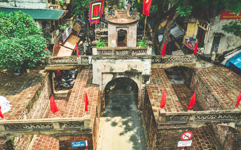 Porte O Quan Chuong, histoire, Hanoi