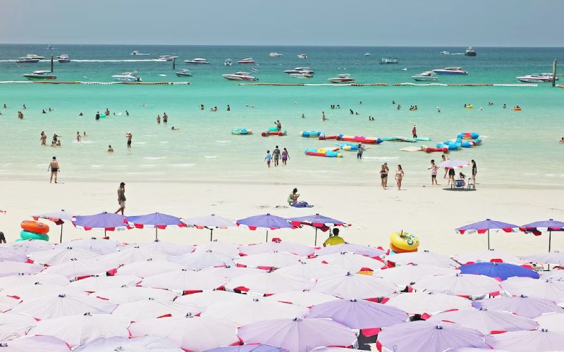 Plage de l'île de Coral