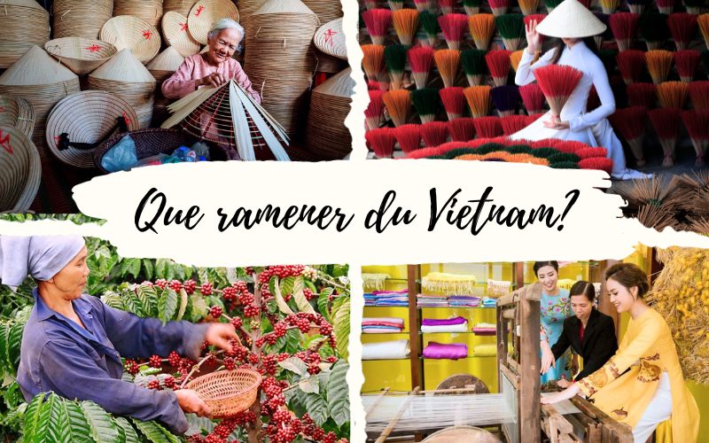 Le Vietnam offre une variété d'articles intéressants à rapporter en tant que souvenirs ou cadeaux. 