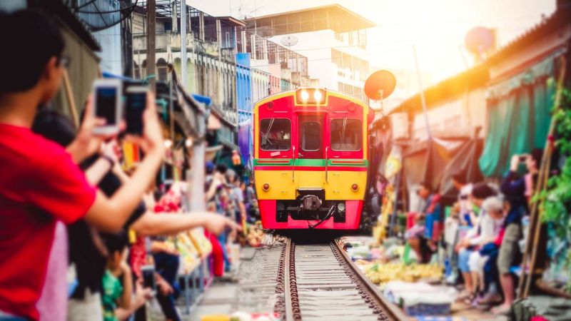 Railway Market - Kanchanaburi