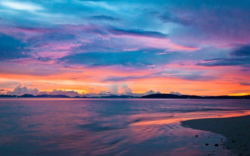 Regarder le magnifique coucher de soleil