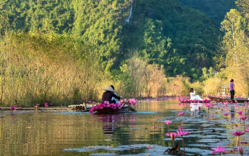 Rivière Yen Pagoge Huong