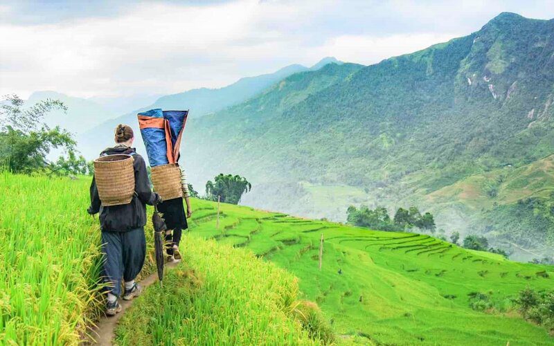 Randonnée sur les sentiers cachés en 1 Jour à Sapa