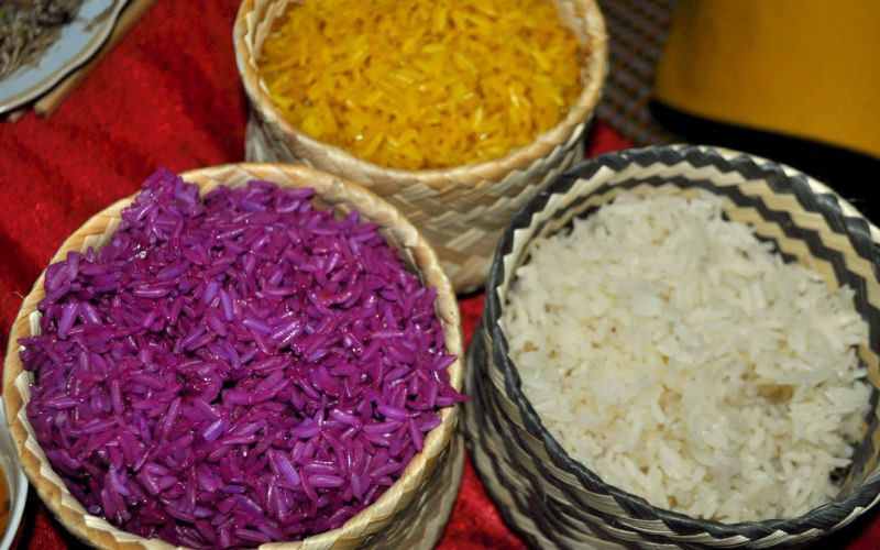 Riz gluant
