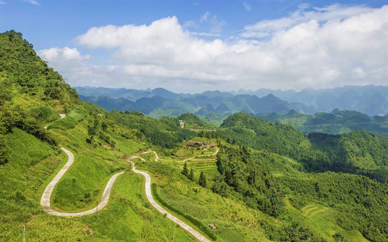 Route vers Ha Giang