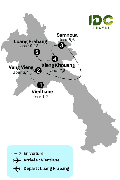 Sur les traces du Laos authentique en 13 jours