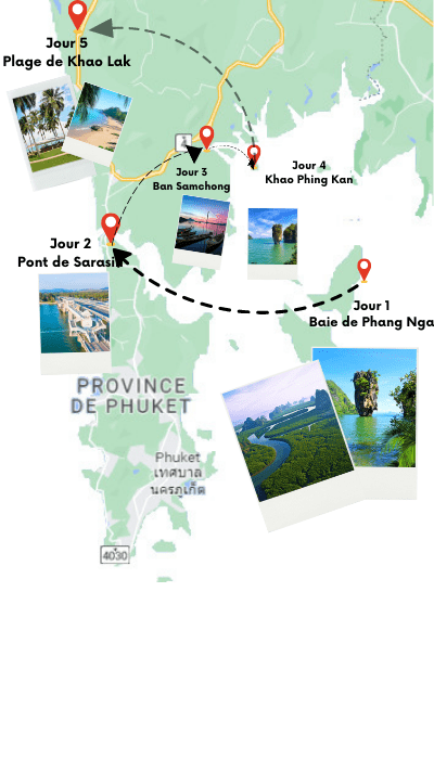 Voyager dans le sud de la Thaïlande en 5 jours