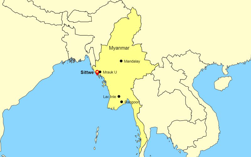 Sittwe Location