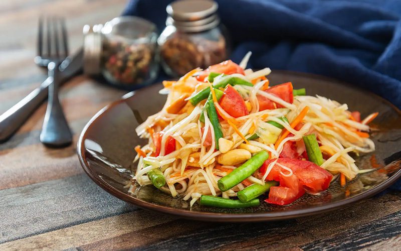 Salade de papaye - Zab Zab