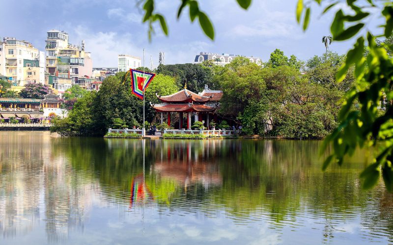 Temple Ngoc Son lac Hoan Kiem Hanoï