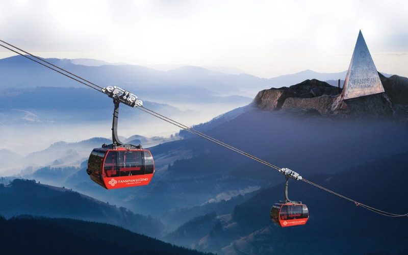 téléphérique jusqu'au Fansipan