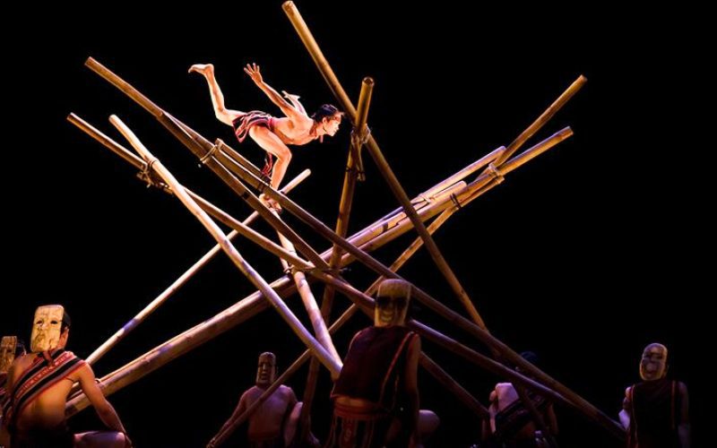 Une scène de Teh Dar à l'Opéra de Saïgon