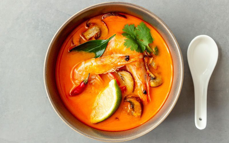 Tom Yum Goong - Soupe de crevettes épicées