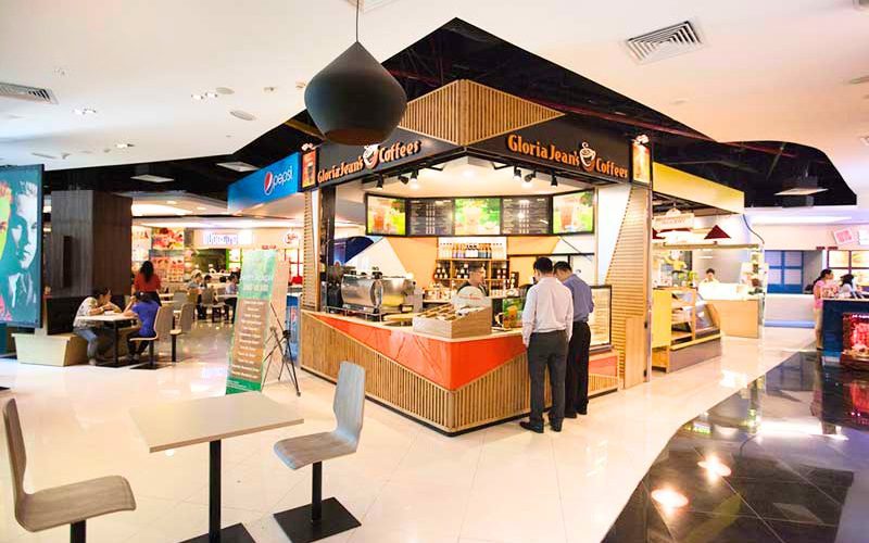 Un coin dans le zone gastronomique de la Tour Bitexco