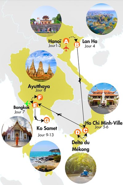 Vietnam et Thaïlande en 13 jours _ les trésors de l'Asie