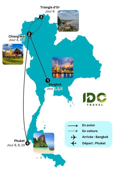 Voyage du Nord Thaïlande à Phuket en 10 jours