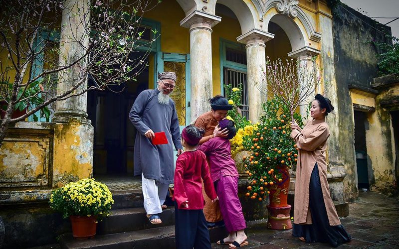 Visites des proches au Têt