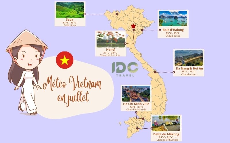 Vietnam en juillet : Météo et meilleurs endroits à visiter
