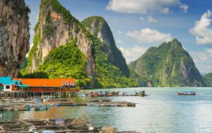 Village de pêcheurs à Phang Nga