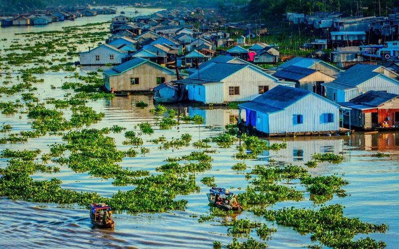 Village flottant de Chau Doc