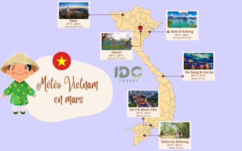 Vietnam en mars : Météo et meilleurs endroits à visiter