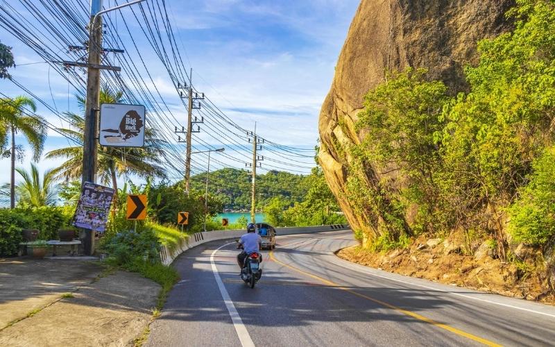 Voyager à Koh Samui à moto